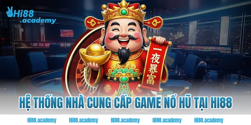 Hệ thống nhà cung cấp game nổ hũ tại Hi88